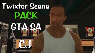 Carl Johnson CJ Twixtor Scene Pack  Clips For Edits [upl. by Magner]