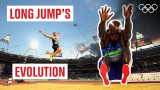 Evolution of the Men’s Long jump at the Olympics [upl. by Moselle923]