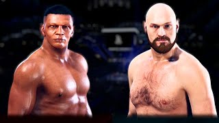 Mike Tyson vs Tyson Fury FULL FIGHT  Undisputed Boxing Game AI Simulation [upl. by Zebulon]