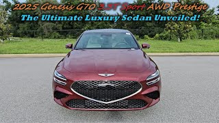 2025 Genesis G70 33T Sport AWD Prestige The Ultimate Luxury Sedan Unveiled [upl. by Agem]