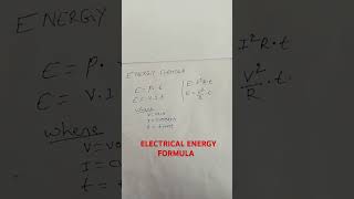 Electrical Energy Formula [upl. by Hathaway]