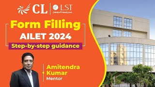 AILET 2024 How to Fill Out Application Form StepbyStep  AILET Form Filling [upl. by Vitkun956]