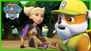 Rubble Stops the Cheetah and more rescues  PAW Patrol  Cartoons for Kids Compilation [upl. by Druci]