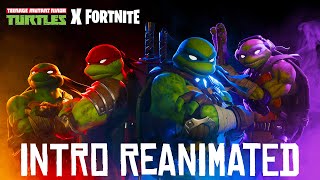 TMNT X Fortnite  Teenage Mutant Ninja Turtles 2012 Theme  Intro Reanimated [upl. by Annabelle421]