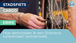 Hoe demonteer ik een Shimano Rollerbrake achterwiel 138 [upl. by Ahsitruc]