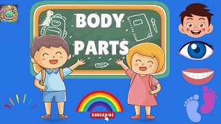 My Body Song  Kids Songs  Learn Body Parts  My Body Song Learn Parts Of the Body [upl. by Amik]