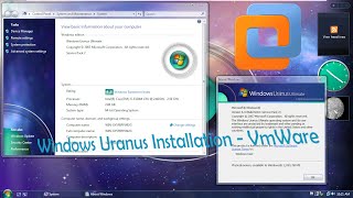 Windows Uranus Installation  VMWare [upl. by Ydassac989]