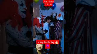 Alans scary birthday halloween cosplay makeup funny alanchikinchow alanchikincchow [upl. by Cranford]