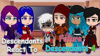 Descendants React to Descendants 4 The Rise Of Red  Gacha Club  Full Video [upl. by Idissak910]