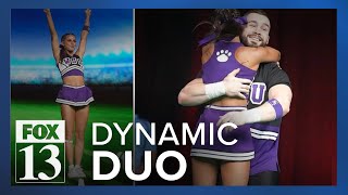 Weber State cheerleading duo snags national championship [upl. by Nealon]