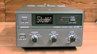 Kenwood AT250 External Auto Tuner ATU [upl. by Ennaer]