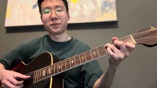 Lesson  Blue Railroad Train  Doc WatsonDelmore Brothers  Beginner Fingerstyle Blues Guitar [upl. by Lombardi206]