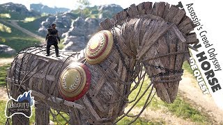 Where to Find the Trojan Horse in Assassins Creed Odyssey Iliad Trojan War Easter Egg [upl. by Devan]