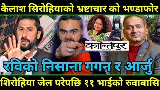 कांन्तिपुर जेल परेपछि ११ भाईको रुवाबासि चल्यो गगन र आर्जु लाई समाउदै रविले Kailash Sirohiya News [upl. by Enelahs]