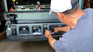 Installing lights into your Multi Pro tail gate  One beer job [upl. by Braswell244]