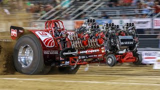 Unlimited Modified Tractors pulling at Benson June 1 2018 [upl. by Anecusa]