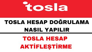 Tosla Hesap Doğrulama  Tosla Hesap Onaylama [upl. by Akemhs326]