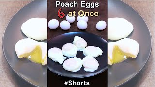 Poach many Eggs at Once  Easy and Perfect Every Time Shorts [upl. by Neros]