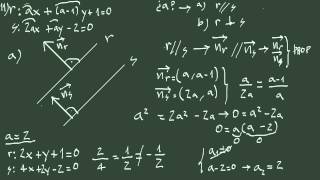 Ejercicio 11 geometría analítica parámetro posición relativa [upl. by Yager]