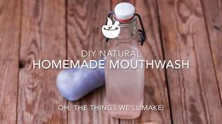 Natural DIY Mouthwash A dentists recipe [upl. by Ehpotsirhc]