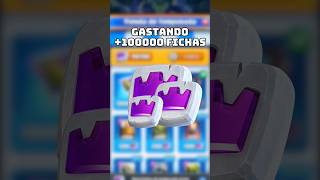 GASTO 100K FICHAS 😱 supercell humor clashroyale [upl. by Ahseer]