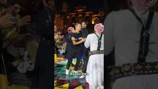 53 Grand Slam titles and Holger Rune dancing together in Saudi Arabia tennis [upl. by Keverne]