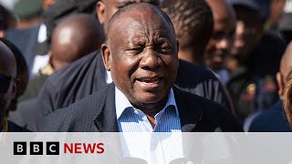 South Africa election ANC loses majority  BBC News [upl. by Letsirk]