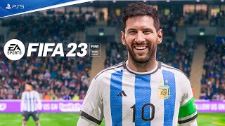 FIFA 23  COPA MUNDIAL QATAR 2022  ARGENTINA VS NORUEGA  4K 60FPS  PS5 [upl. by Enelrad814]