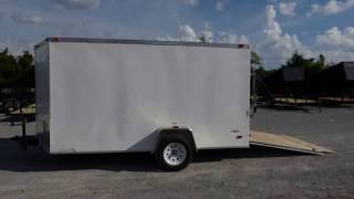 Enclosed Trailer 7x12 Single Axle 3500 lbs [upl. by Claiborn944]