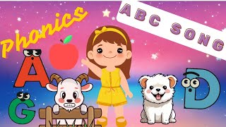 ABC PHONICS Song  cartoon for kidslearn English  ABC song nursery rhymes  children songs [upl. by Bat]