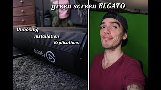 Green Screen ELGATO  Unboxing  installation  explications [upl. by Asfah]