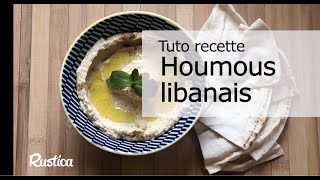 La recette du houmous libanais de pois chiches [upl. by Sivram]