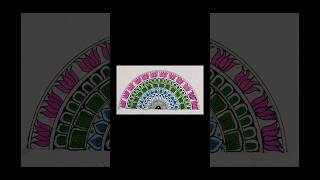 Color Mandala Art art shorts mandalaart youtubeshorts beersong song love movie [upl. by Flight]