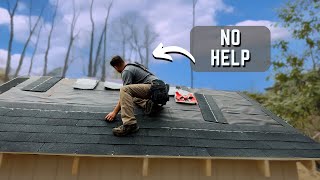 How to Install Shingles on a Shed by Yourself [upl. by Kendyl]