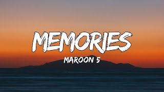 Maroon 5  Memories Lyrics [upl. by Sashenka490]