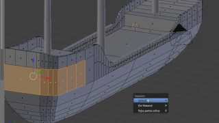 Aula 06 Blender tutorial em Portugues Modelando um Navio Pirata [upl. by Florentia]