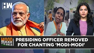 Elections 2024 Ujjain Presiding Officer Removed For Chanting ModiModi At Polling Booth [upl. by Yorgo295]