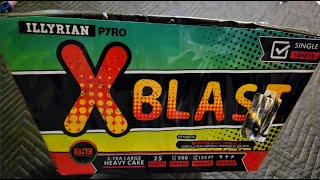 XBlast Firework Demo  500g Cake by EliteFireworks [upl. by Amador]