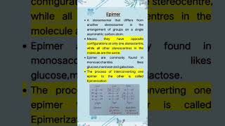 epimer stereocentre arrangement groups opposite configuration one centre different ytshort [upl. by Afinom]