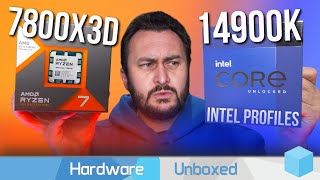 Ryzen 7 7800X3D vs Intel Core i914900K ExtremePerformance Profiles Updated Testing [upl. by Job]