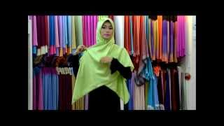 Tutorial Tudung Bidang 60 Salwa Satin Sakeenah Inspirasihana [upl. by Joya586]