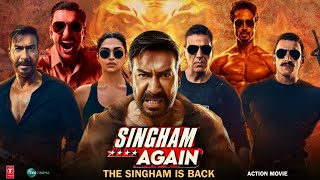 Singham Again  Ajay Devgn  Akshay Kumar  Ranveer  Kareena  HD Reviews amp Facts [upl. by Skell]