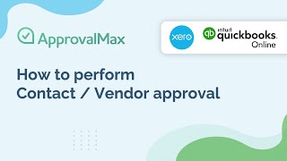 How to perform Contact  Vendor Approval [upl. by Kletter]