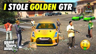 I STOLE GOLDEN NISSAN GTR  GTA 5 CRIMINAL CITY PART 1 [upl. by Vitus764]