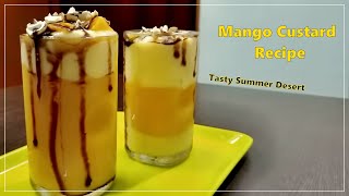 Mango Custard Recipe [upl. by Lynna703]