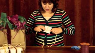 How To Tie A Raffia Bow  Gems on Display [upl. by Desdee]