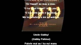 Hiilawe w Lyrics  Sudden Rush amp Gabby Pahinui [upl. by Gretta]