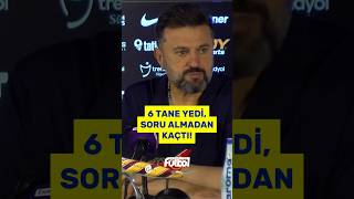 💥 Galatasaraydan 6 tane yiyen Bülent Uygun basın toplantısından kaçtı [upl. by Nnor245]