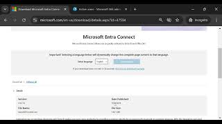 Microsoft entra connect sync  microsoft entra connect sync download [upl. by Ahsirtak881]