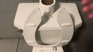 1998 American Standard Cadet Pressure Assist Toilet [upl. by Eremaj]